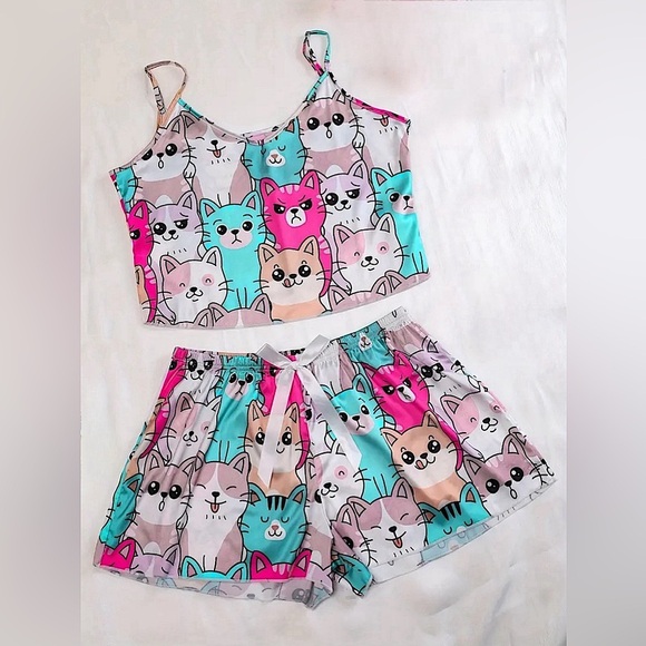 Cutie Kitties 2pc Sleep Set - Picture 3 of 3